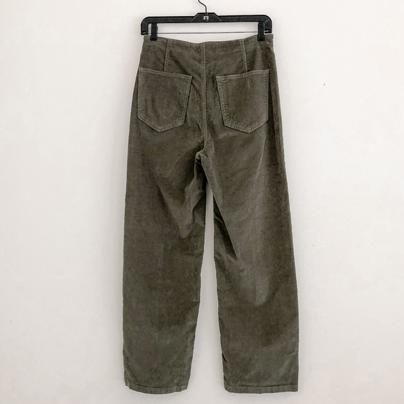 Veronica Beard Dark Green Flare Jeans - Picture 6 of 9